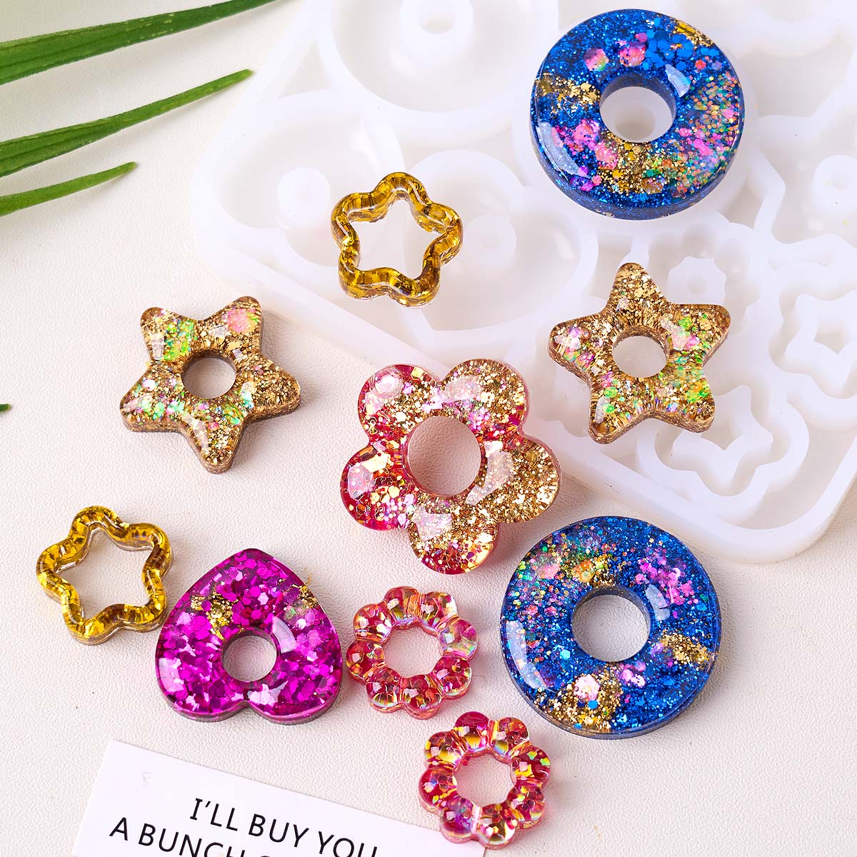 Resin Art Mold - Multifuntional Jewelry Silicone Mold DIY Handmade