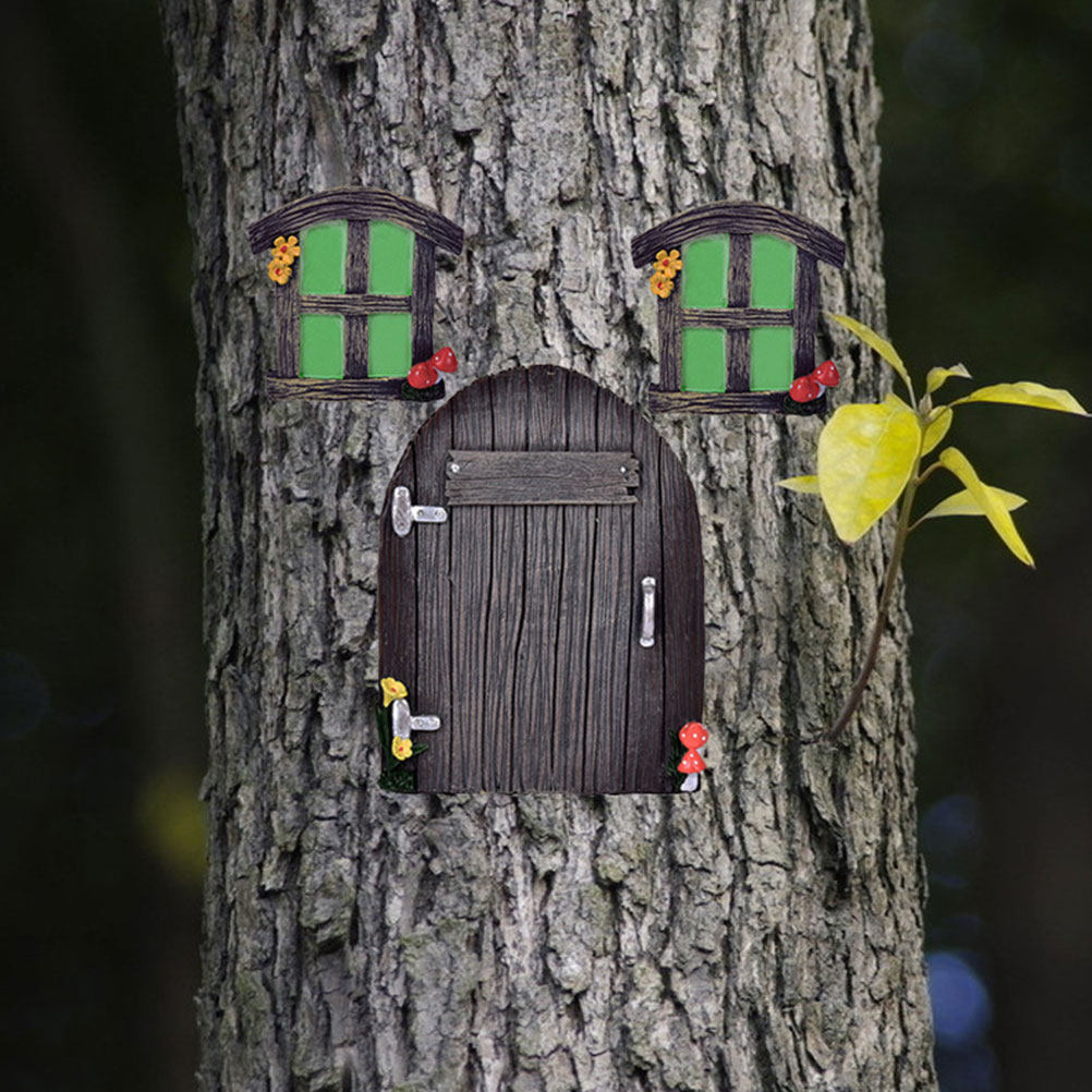 Resin Art Sculptures - 1Set Resin Statue Garden Decoration Creative