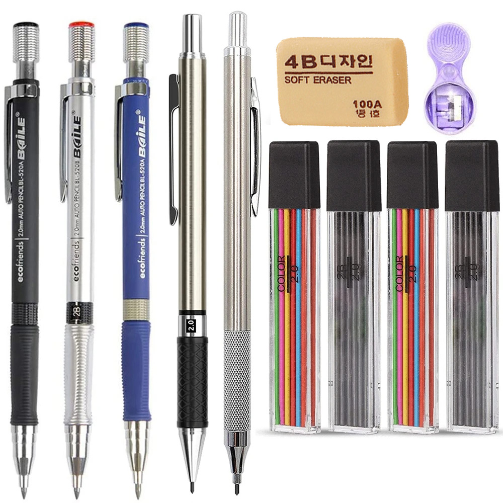 Staedtler Pencil Lumocolor - 2.0mm 2B Mechanical Pencils Automatic Drawing