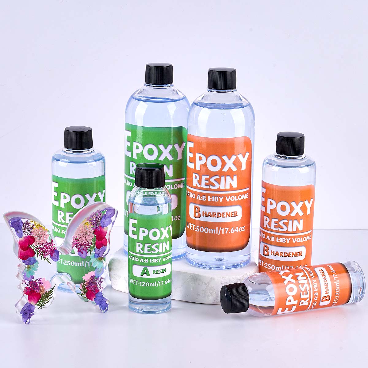 1:1 Ratio Epoxy Resin Kit Anti - đánh giá và giá Resin Art Epoxy