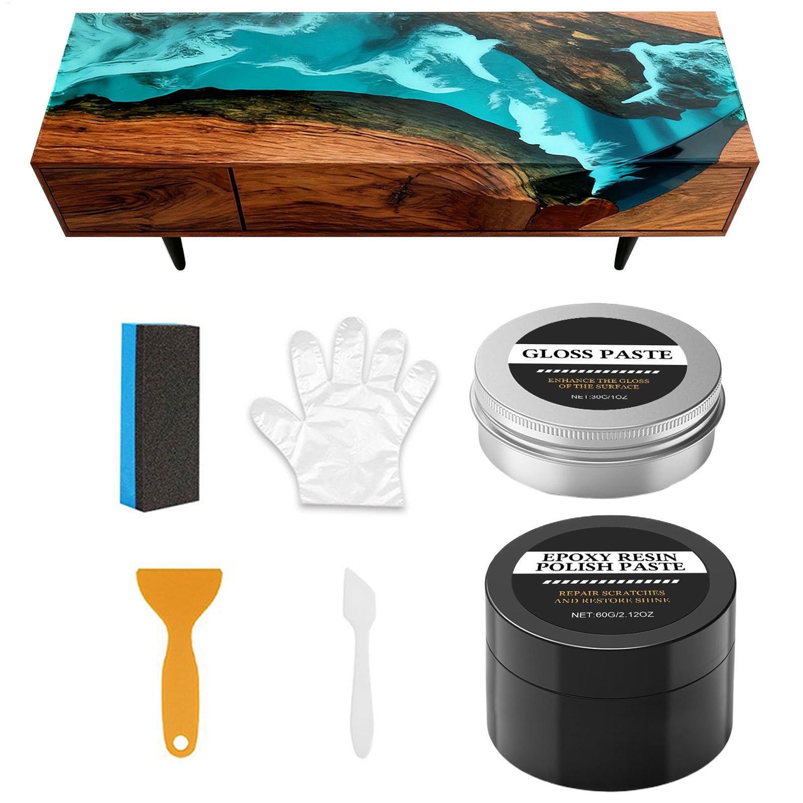 Epoxy resin high gloss polishi - đánh giá và giá Resin Art Kit