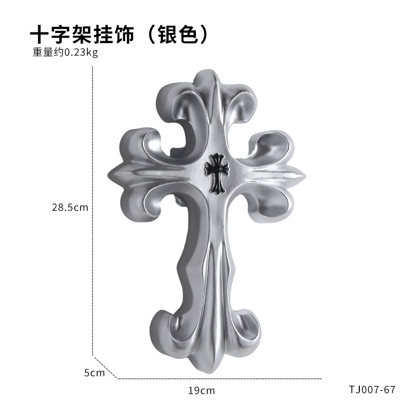 Retro Cross Wall Decor Gothic  - đánh giá và giá Resin Art Sculptures