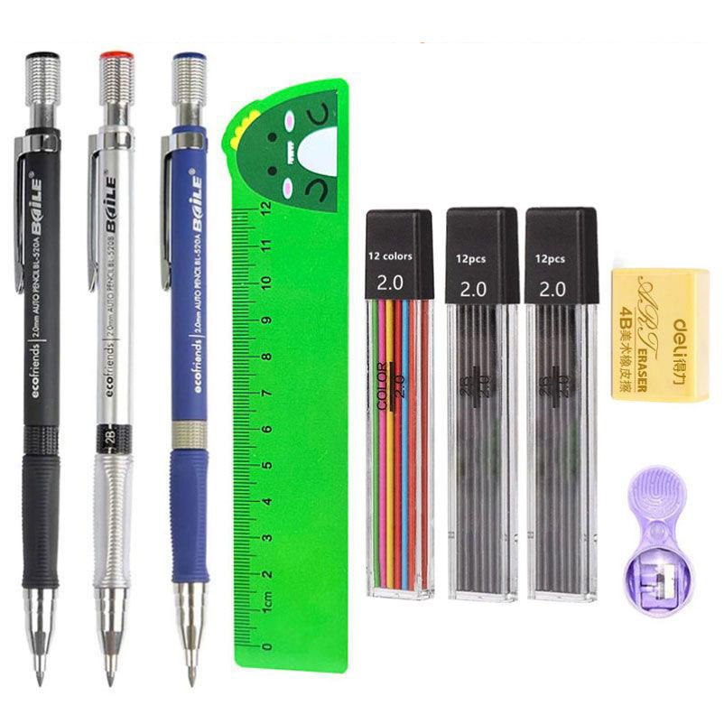 Mechanical Pencils Set 2.0mm w - đánh giá và giá Staedtler Pencil Lumocolor