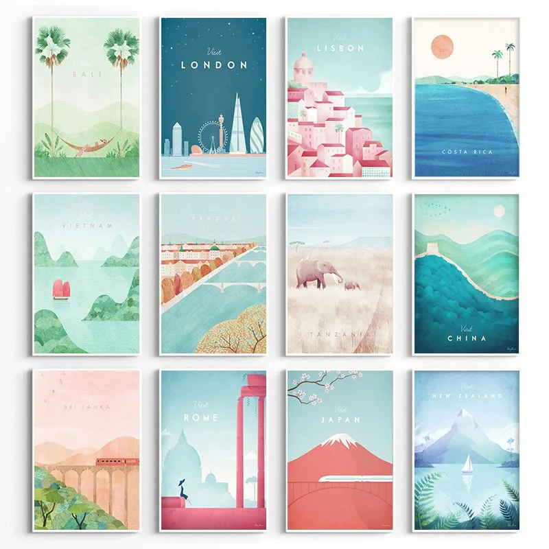 World Minimalist Travel Poster - đánh giá và giá Resin Art New Zealand